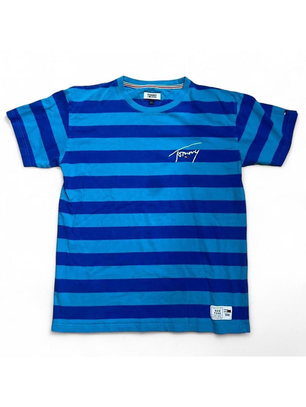 Tommy Hilfiger blue striped t-shirt